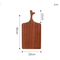 Tabla de cortar de madera de ébano, juego de 3 tablas para servir para acampar