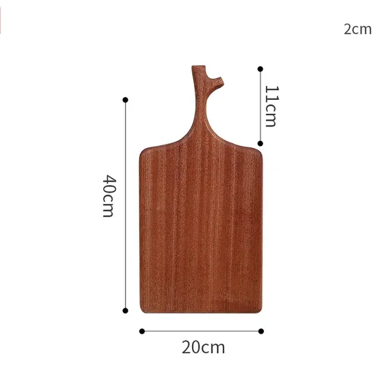 Tabla de cortar de madera de ébano, juego de 3 tablas para servir para acampar