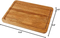 Tabla de cortar de madera de roble rectangular orgánica para cocina