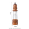 Molinillo de pimienta manual de madera maciza, versátil, con forma de faro, para el hogar