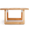 Mesa de picnic de bambú rectangular plegable para vino para exteriores