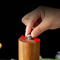 Juego de molinillo de sal y pimienta de madera de Acacia para electrodomésticos de cocina