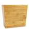 Cesta de basura de bambú abierta rectangular para el hogar