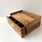 Caja de almacenamiento personalizada del juego de té de la caja del cajón de la caja de almacenamiento del café de madera del Acacia