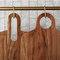 Juego de 2 tablas para charcutería de madera de acacia