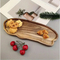 Bandejas para servir de madera de acacia Incha de 11,9x4,1 para decoración del hogar, comida y embutidos