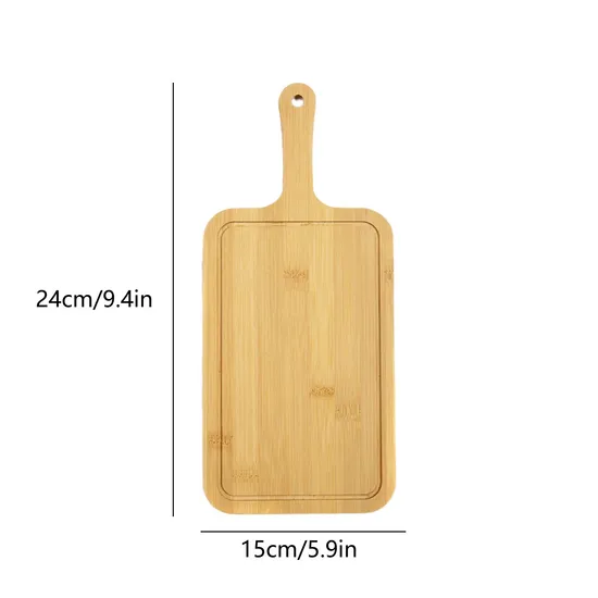 Tablas de cortar de carne de pan de bambú Tabla de servir queso de fruta