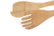 Pinzas de ensalada de cuchara de tenedor de bambú para cocina
