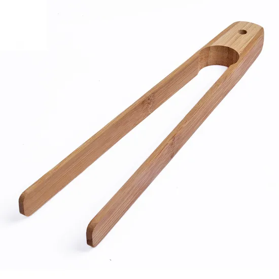 Pinzas de bambú para servir para cocina