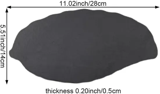 Tablero de charcutería de pizarra con forma de hoja para cocina