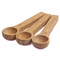 Juego de 3 cucharas medidoras de bambú para cocina
