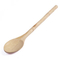 Cuchara de café de bambú con mango largo y redondo