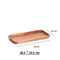 Bandeja rectangular decorativa de madera para servir, plato de té, vajilla para frutas/verduras/pan