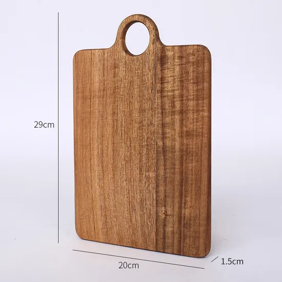 Tabla de cortar de madera de doble cara premium para mesa
