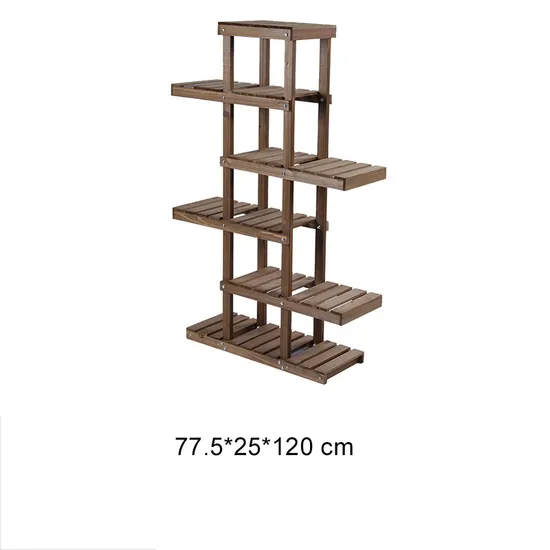 arriba - Abajo e izquierda - Mesa de seis capas apilada a la derecha - Mini estante superior para flores para plantas suculentas