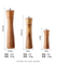 Molinillo manual de madera de acacia bien elaborado para pimienta y especias
