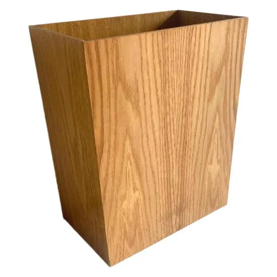 Bote de basura de madera clasificado multifuncional personalizado para hotel y uso doméstico