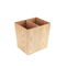 Bote de basura doble de madera de fresno para cocina/oficina/sala de estar