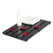 Estera de baño de bambú del hogar del color negro para el cuarto de baño