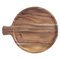Tabla larga para cortar pan de madera de Acacia, tabla para embutidos con mango