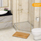 Alfombra de baño de bambú resistente alfombra de baño