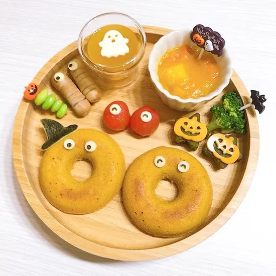 Elegantes platos redondos de bambú de 3 serciones con succión para alimentación de bebés