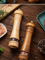 Molinillo manual de madera versátil para cocina, perfecto para pimienta negra, sal marina y pimienta en polvo