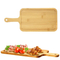 Tablas de cortar de carne de pan de bambú Tabla de servir queso de fruta