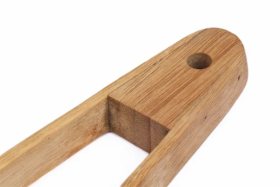 Fabricación de pinzas de bambú para alimentos de cocina