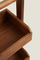 Versátil estante de almacenamiento de madera de acacia de 4 niveles para baño y sala de estar