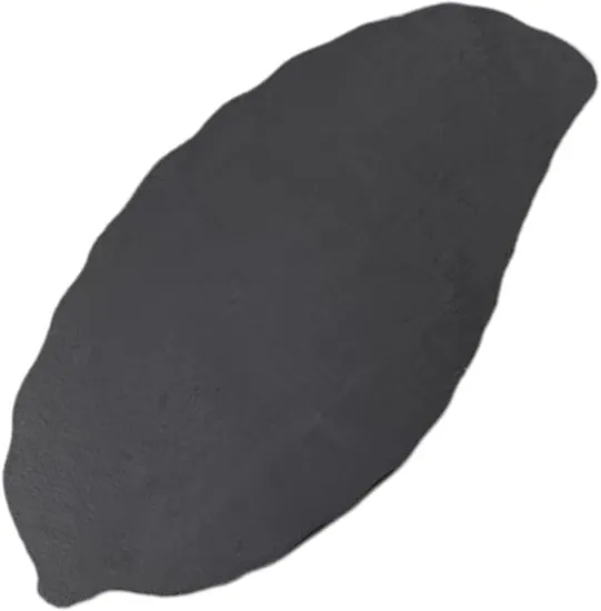 Tablero de charcutería de pizarra con forma de hoja para cocina