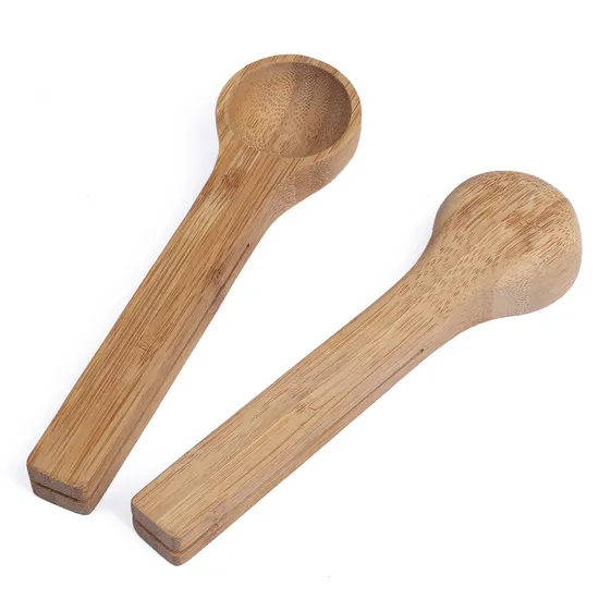 Juego de 3 cucharas medidoras de bambú para cocina