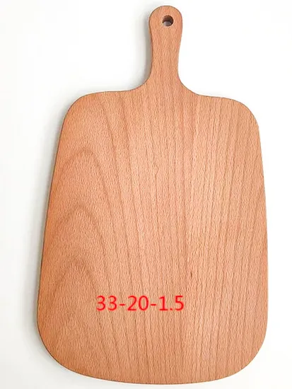 Tabla de cortar de madera de haya grande respetuosa con el medio ambiente