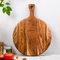 Productos de cocina al por mayor Tabla de cortar queso de madera de Acacia con mango