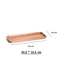Bandeja rectangular decorativa de madera para servir, plato de té, vajilla para frutas/verduras/pan