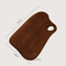 Tabla de cortar de madera de nogal con forma de bolsa, tabla para servir