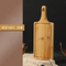 Tabla de servir de bambú de madera al por mayor de la tabla de cortar de la cocina con la manija