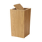 Bote de basura doble de madera de fresno para cocina/oficina/sala de estar