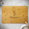La cocina equipa la tabla de cortar vegetal de bambú de encargo de la tajadera del rectángulo con el logotipo de Lasering