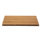 Alfombra de ducha de bambú impermeable natural grande