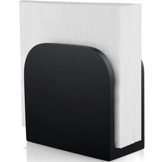 Servilleteros de madera negros para cocina