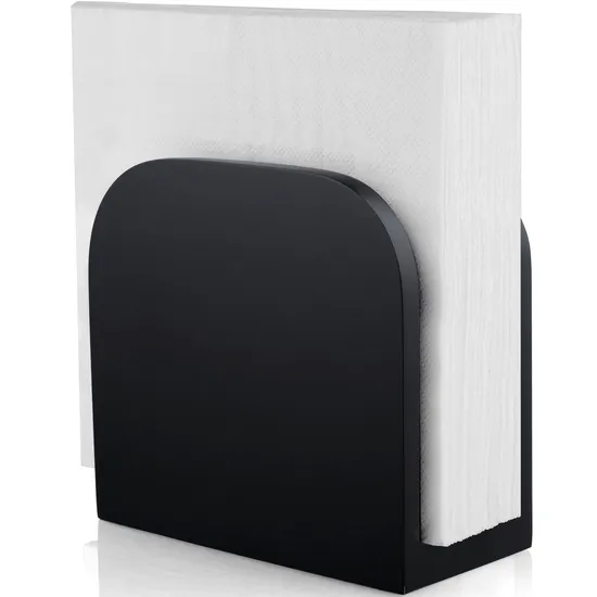 Servilleteros de madera negros para cocina