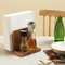 Soporte natural para servilletas con organizador de almuerzo para restaurante con carrito de sal y pimienta