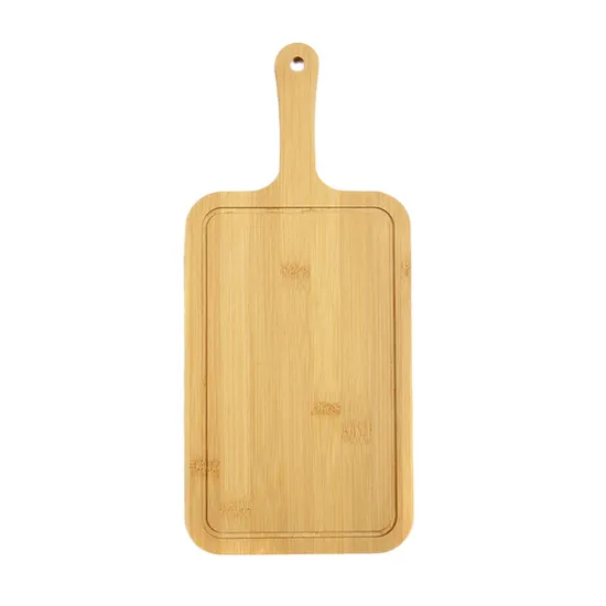 Tablas de cortar de carne de pan de bambú Tabla de servir queso de fruta