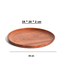 Juego de platos llanos redondos de madera para discos, frutos secos, postre, merienda