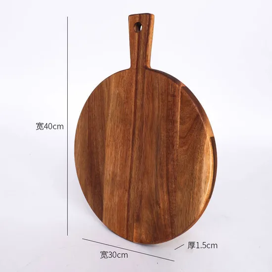 Christams Gift Bandeja de madera de acacia para servir queso