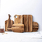 Práctica tabla de cortar de madera de Acacia de doble cara para cocina
