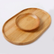 Fabricación de bandeja/placa de comida de madera de haya de forma ovalada y redonda para el hogar