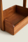 Estante del organizador de la ducha del estante del almacenamiento de madera de Acacia de la situación del piso de 2 niveles con la manija