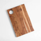 Tabla de cortar de madera con diseño de espiga rectangular grande para cocina